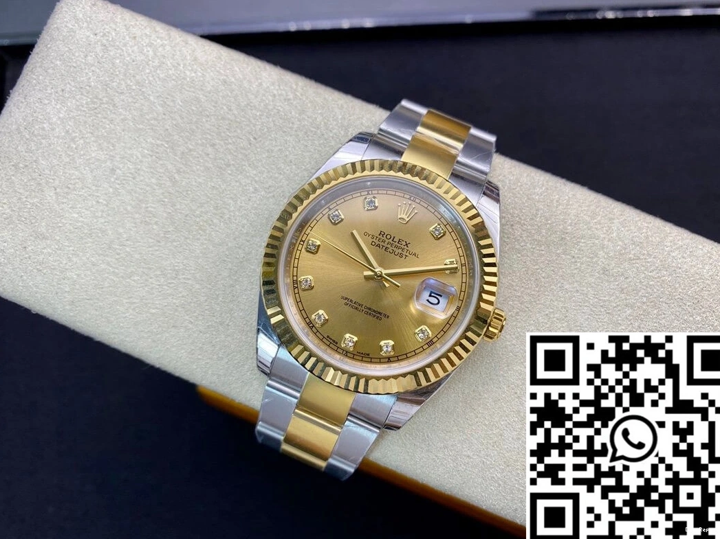 Factory Gold EW Datejust Yellow M126333-0011 Rolex 1018